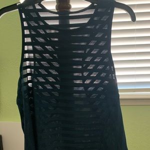 lululemon athletica Teal Mesh Tank Top
